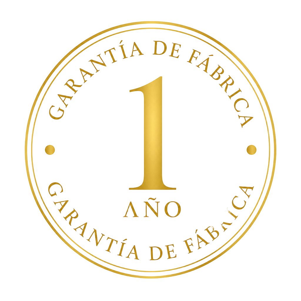 Garantía de fábrica de 1 año